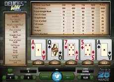 Deuces Wild Double-UP VideoPoker