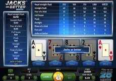 Jacks or Better Double-up Video Poker